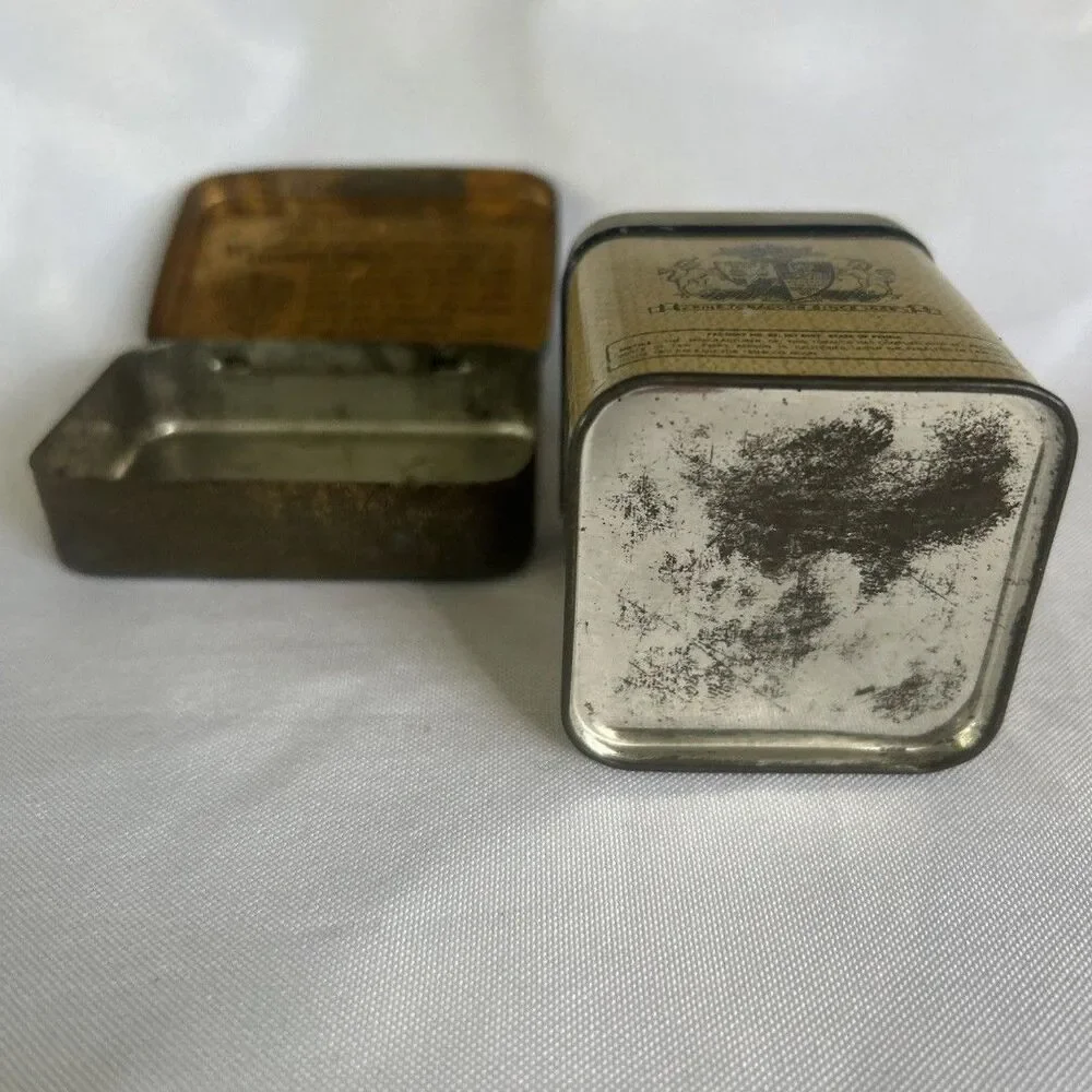 Lot of 2 Vintage Tobacco Tins Edgeworth & John Middleton Advertising USA